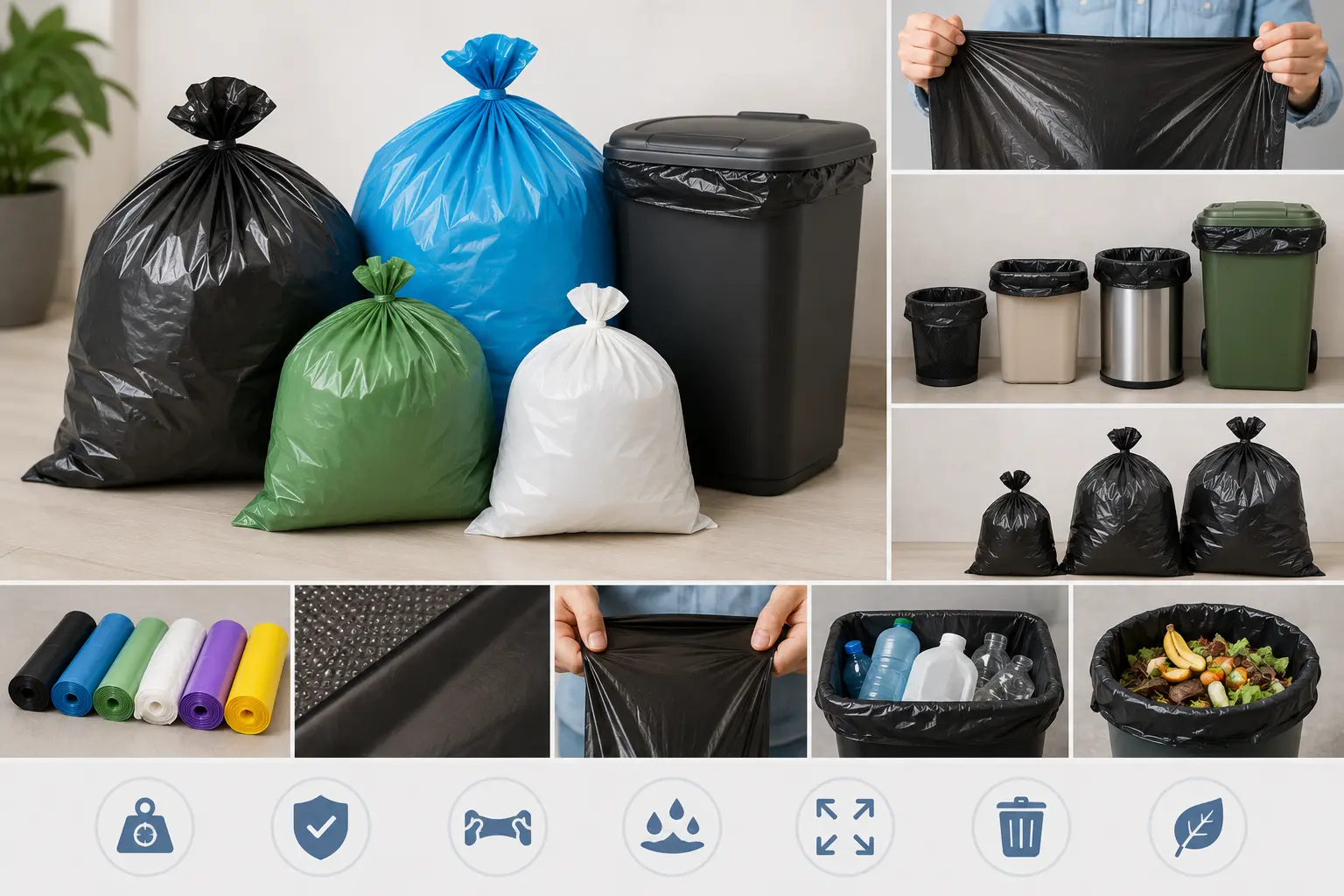 چگونه بهترین کیسه زباله را انتخاب کنیم؟ راهنمای کامل خرید کیسه زباله